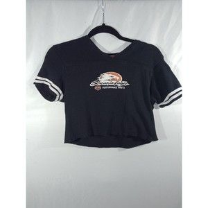 Harley Davidson Women's Vandervest Green Bay WI Large Screaming Eagle Belly...